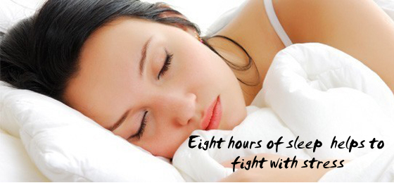 Sleep helps to fight stress